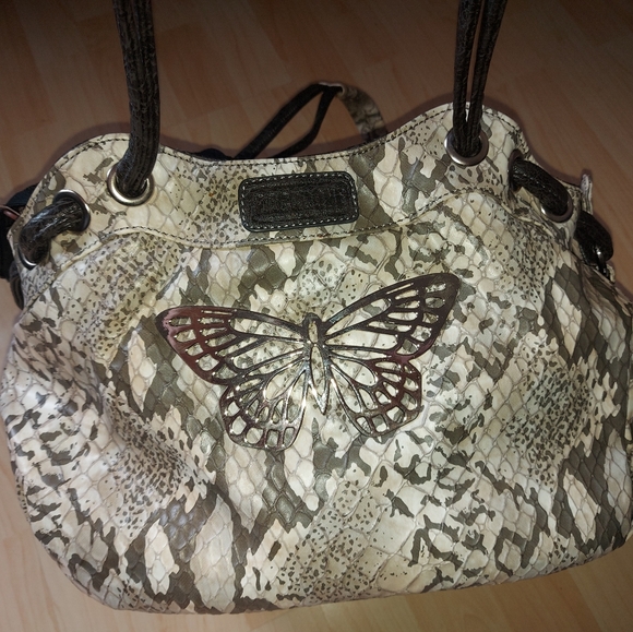 Backbone Faux Snake Leather Pet Purse - Picture 4 of 12